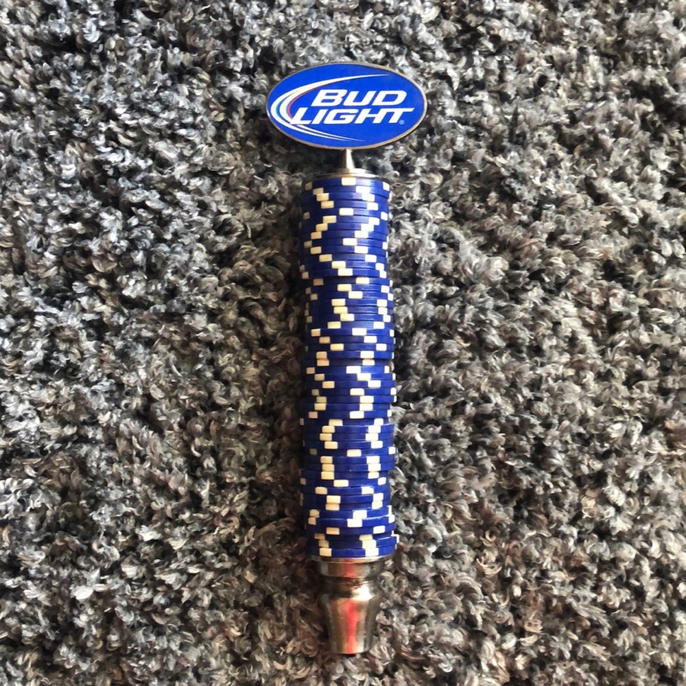 Bud Light Casino Chip Tap Handle